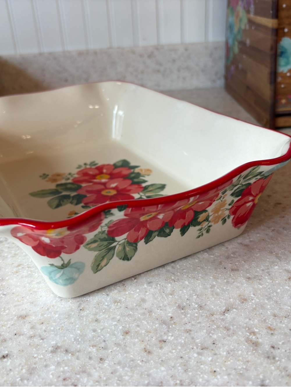 The Pioneer Woman Floral Ceramic Casserole Dish Set - Picture 3 of 10